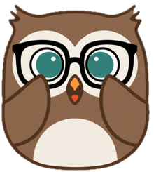 a cartoon owl giving a hoot take